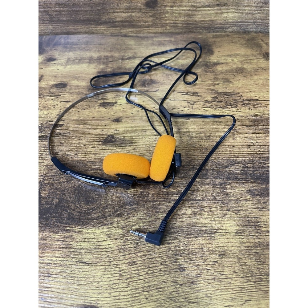 Orange Retro On-Ear Headphones,Wired Stereo Headphones,‎ Walkman Headphon